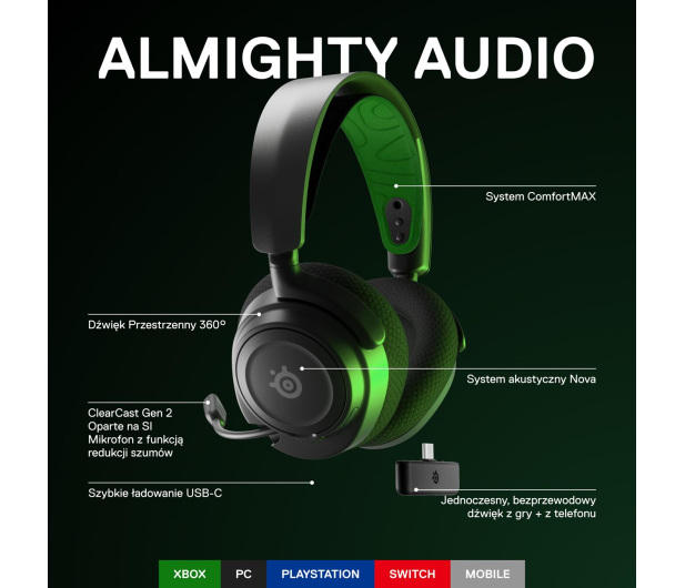 SteelSeries Arctis Nova 7X - 1065992 - zdjęcie 3